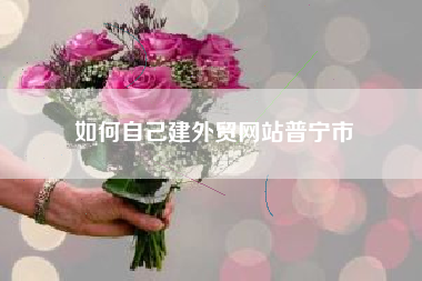 如何自己建外贸网站普宁市