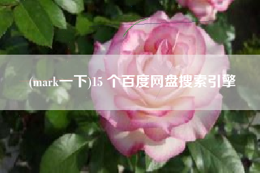 (mark一下)15 个百度网盘搜索引擎