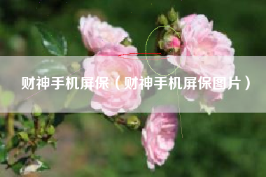 财神手机屏保（财神手机屏保图片）