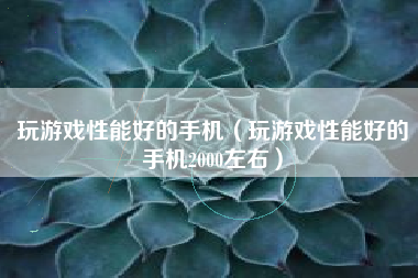 玩游戏性能好的手机（玩游戏性能好的手机2000左右）