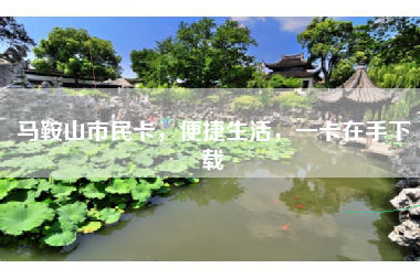 马鞍山市民卡，便捷生活，一卡在手下载