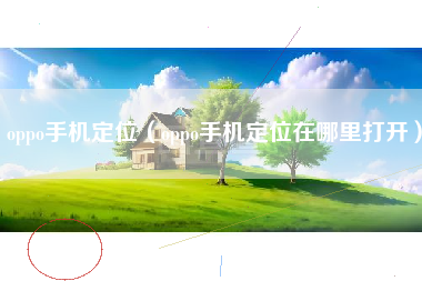 oppo手机定位（oppo手机定位在哪里打开）